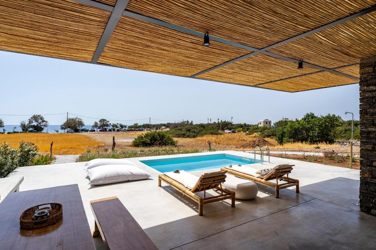 Akra Grammeno Beachfront Villas Palaiochora Luaran gambar
