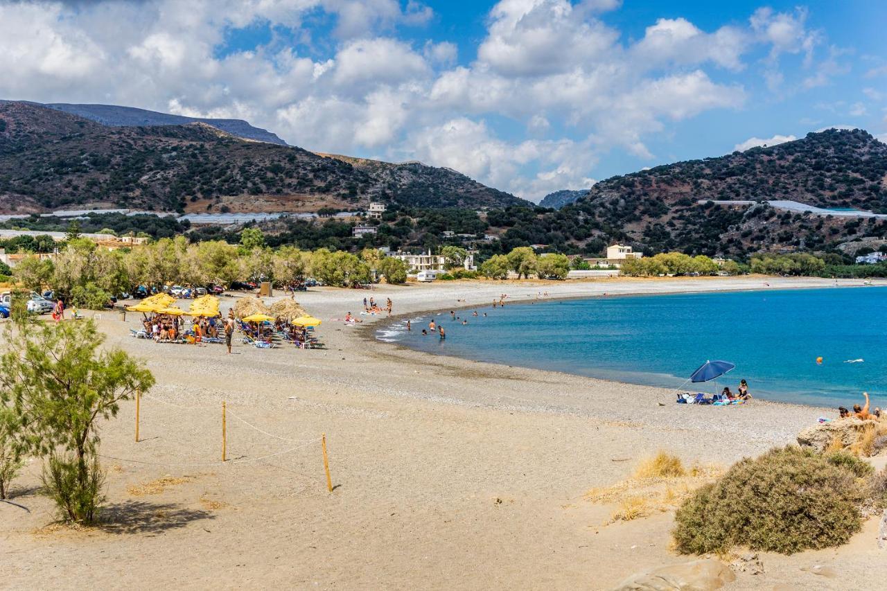 Akra Grammeno Beachfront Villas Palaiochora Luaran gambar